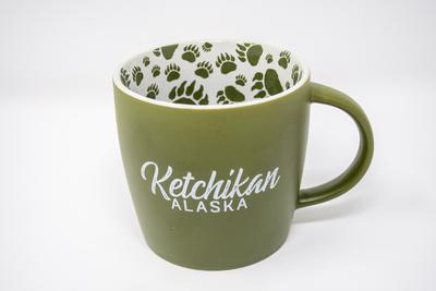 Green Bear Paw Mug