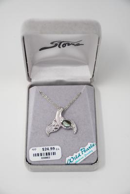 Necklace - Sculpted Whale Tail