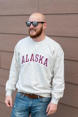 Plus - Alaska Applique  Crew Neck Sweater
