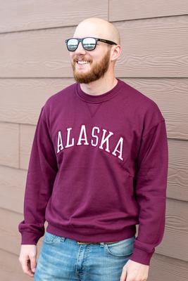Alaska Applique Crew Neck Sweat