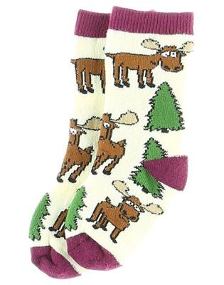 Moose Hug Infant Sock