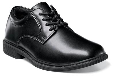 Austin- Boys Plain Toe Oxford (black)