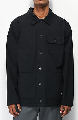 Drill Chore Coat - Black