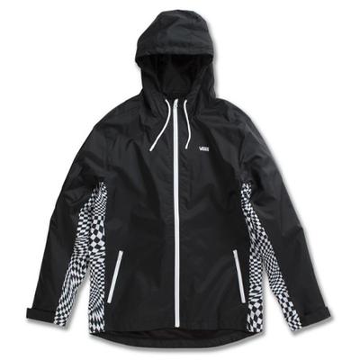 Wrap Check Windbreaker - Black/check