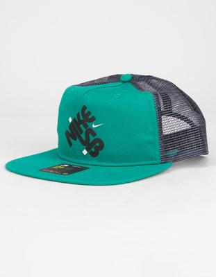 Nsb Pro Cap Trucker Gfx - Neptune Green/gridiron/black