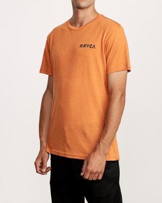 Linocut S/s - Rust Orange