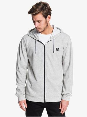 Adapt Bonded F/z Hoodie - Heather Grey