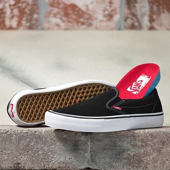 Pro Slip-on: Canvas - Blk/wht/gum