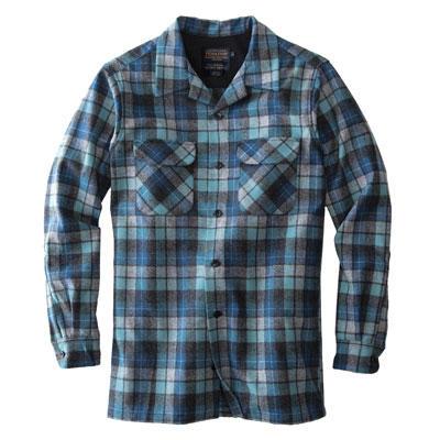 Board Shirt: Blue Original Surf Plaid