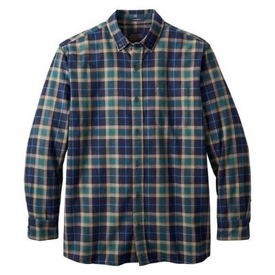 Somerset Button-down Shirt: Navy/green Plaid