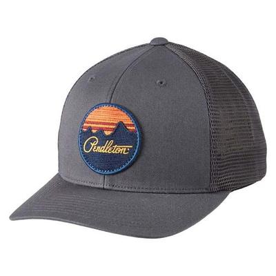 Trucker Hat: Mtn/sunset - Charcoal