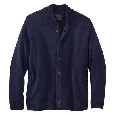 Shetland Cardigan: Navy