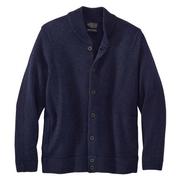 Shetland Cardigan: Navy