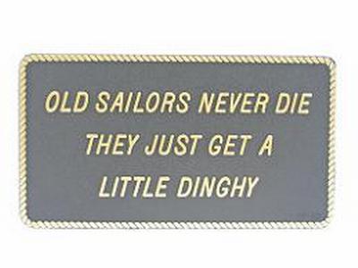 Fun Plaque Old Sailors