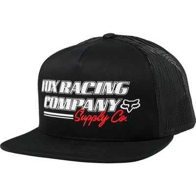 Pit Stop Snapback Hat - Black