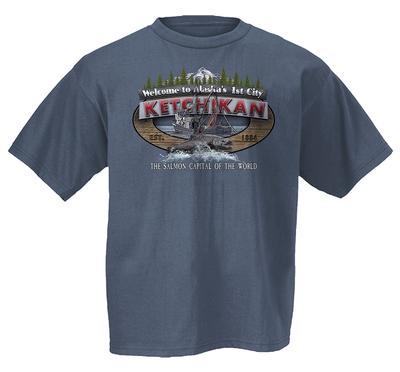 Oversized Tee - First City Ketchikan