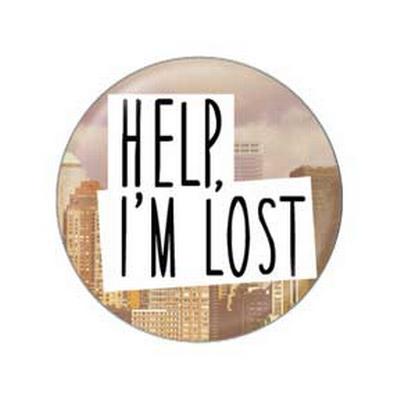 Button - Help Im Lost