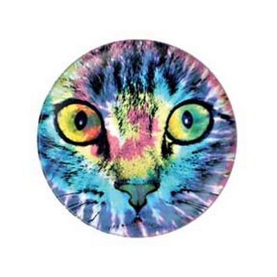 Button - Tye Dye Cat
