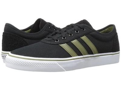 Adi Ease: Canvas - Black/legacy Green/white
