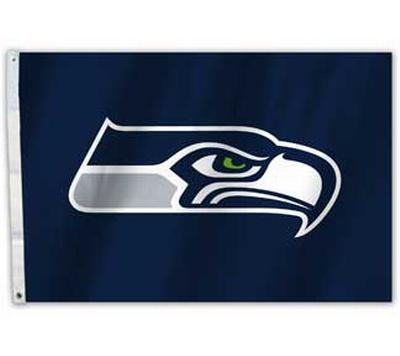 Flag W/ Grommets - Seahawks 2ftx3ft