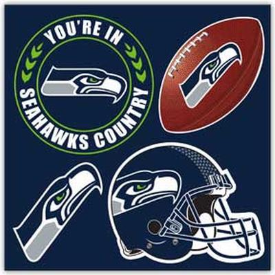 4 Piece Magnet Set - Seahawks