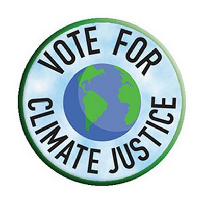 Button - Vote For Climate Justice