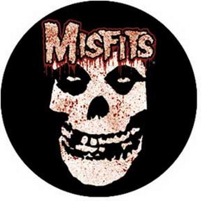 Button - Misfits Bloody Skull
