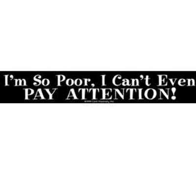 Sticker - I`m So Poor