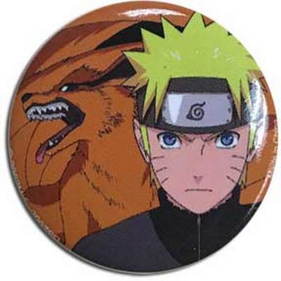 Button - Naruto & Nine Tail Fox