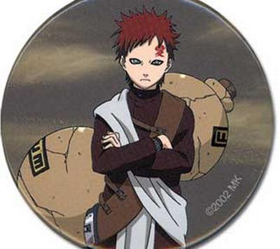 Button - Naruto Gaara
