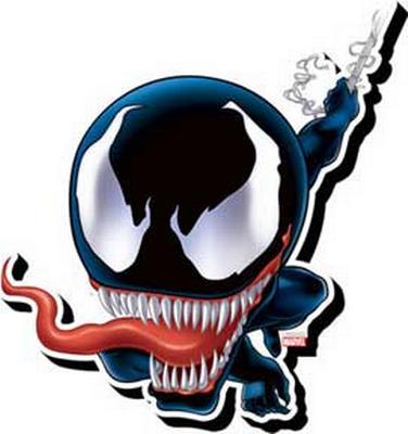 Funky Chunky Magnet - Venom Chibi