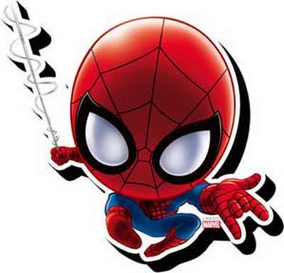 Funky Chunky Magnet - Spiderman Chibi