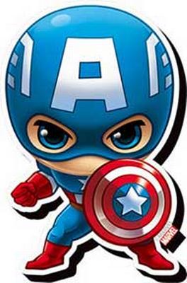 Funky Chunky Magnet - Avengers Capt. America Chibi