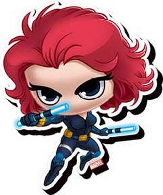 Funky Chunky Magnet - Avengers Black Widow Chibi