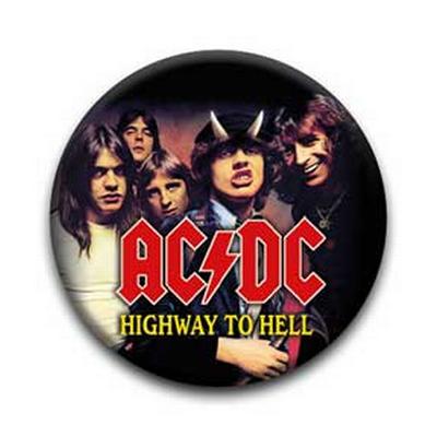 Button - Ac/dc Highway To Hell Album
