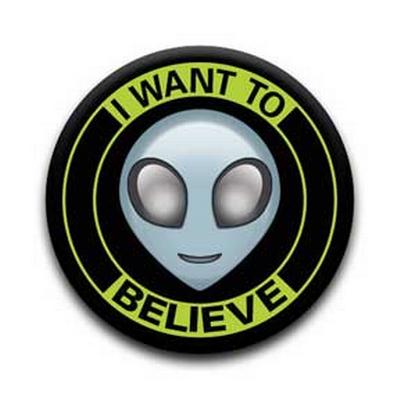 Button - Aliens : I Want To Believe