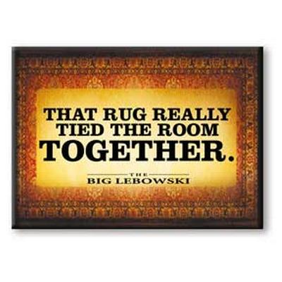 Flat Magnet : The Big Labowski - That Rug