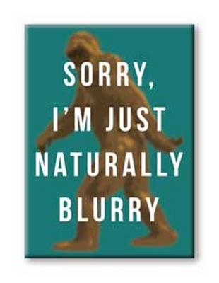 Flat Magnet : Big Foot - Naturally Blurry