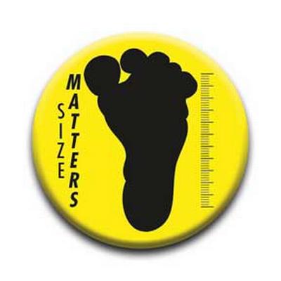 Button : Big Foot - Size Matters