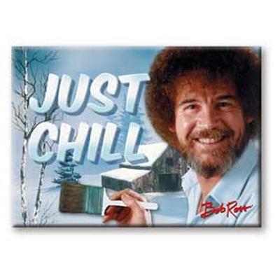 Flat Magnet : Bob Ross - Just Chill