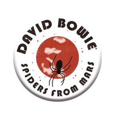 Button : David Bowie - Spiders Logo