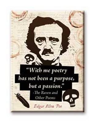 Flat Magnet - Literary Greats Poe Passion
