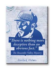  Flat Magnet - Literary Greats Sherlock Facts