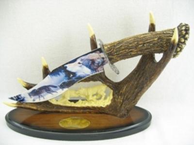 Decorative Wolf Knife