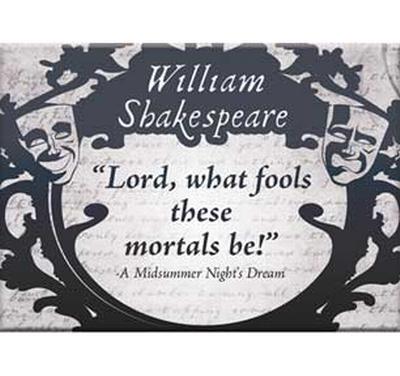 Flat Magnet - Shakespeare Fools