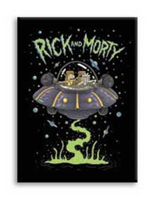 Flat Magnet - Rick & Morty Space Ship