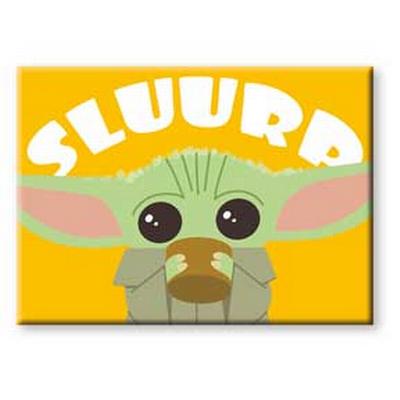 Flat Magnet - Madalorian The Child Sluurp