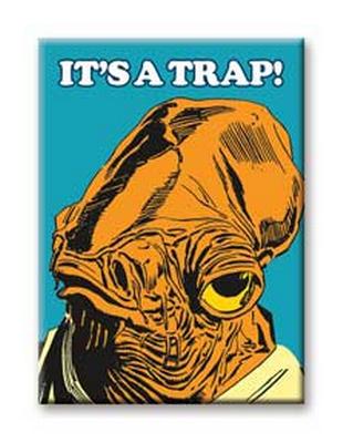 Flat Magnet : Starwars - Its A Trap