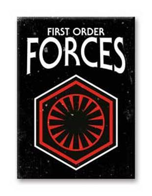 Flat Magnet : Starwars - First Order Symbol