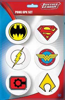 Table Tennis Ball: Dc Comics 6pk